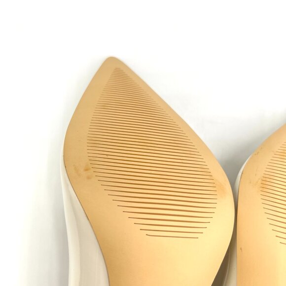Marc Fisher Size‎ 9 Codie Ivory Off-White Patent Stiletto Heels Pumps Shoes - Picture 10 of 15